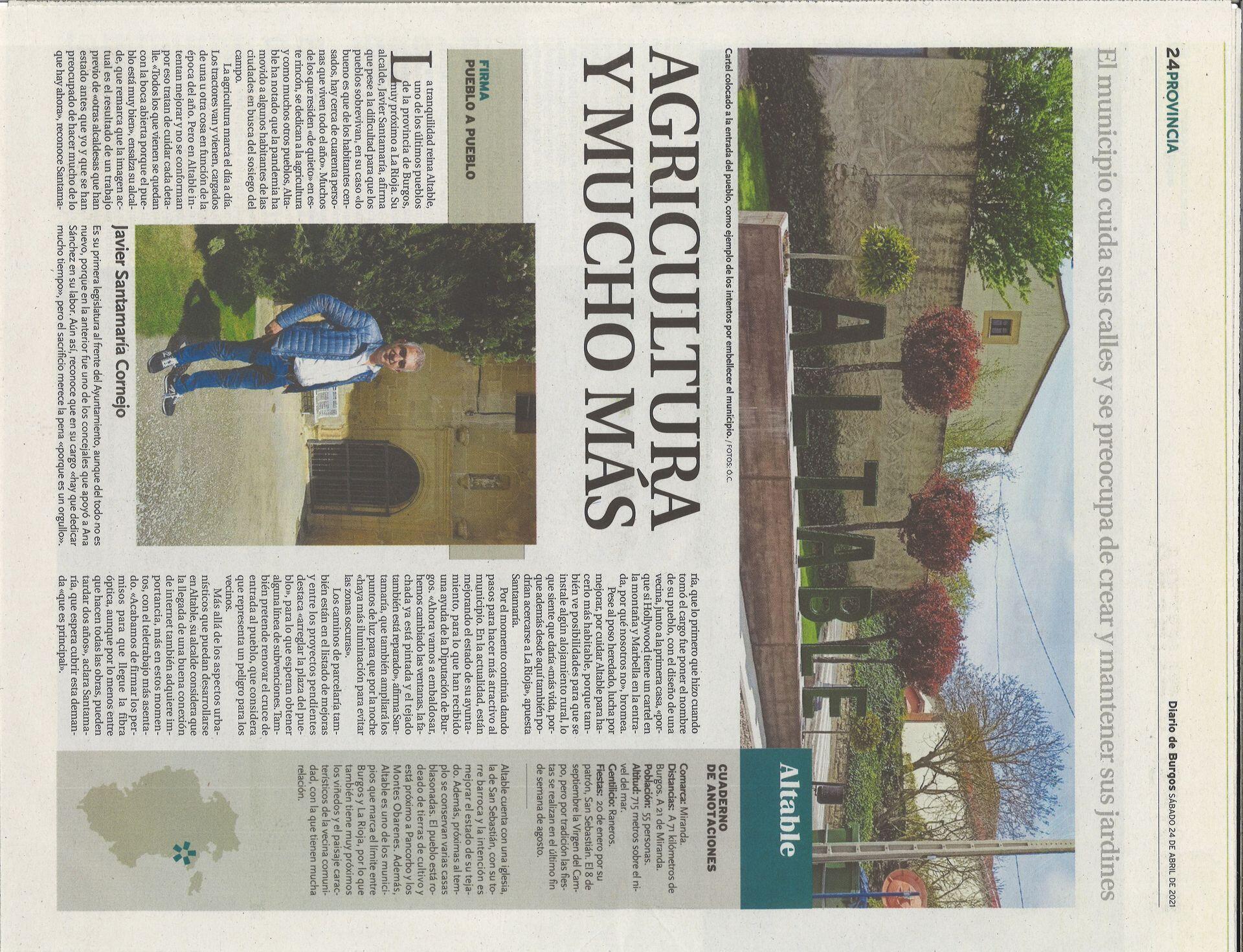REPORTAJE DIARIO DE BURGOS